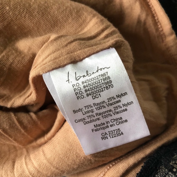 Aritzia t. Babaton rafeal lace v back dress size 0 - Picture 8 of 8